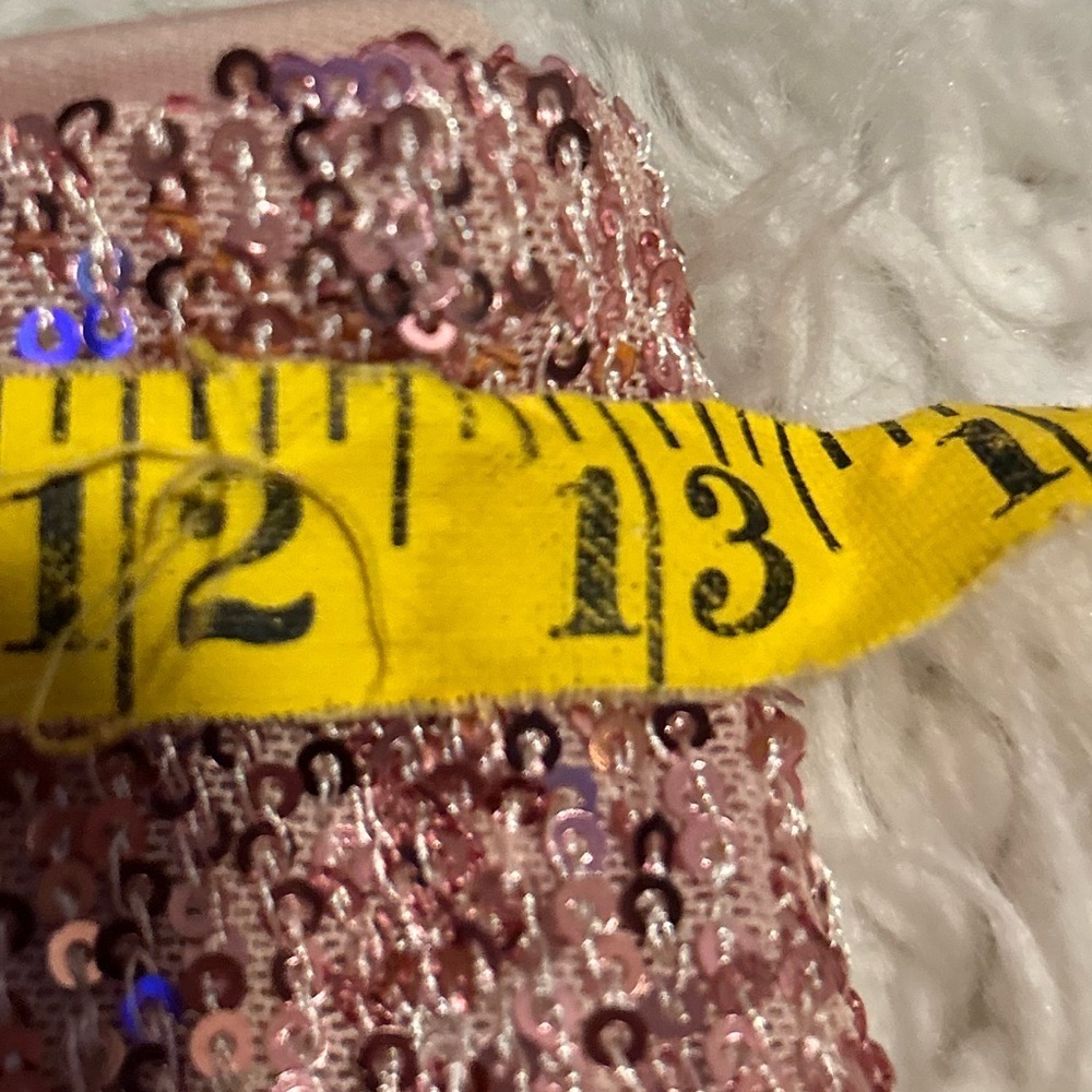 👗Lulu’s sequin pink skirtS split festival prom date night party - Picture 4 of 6